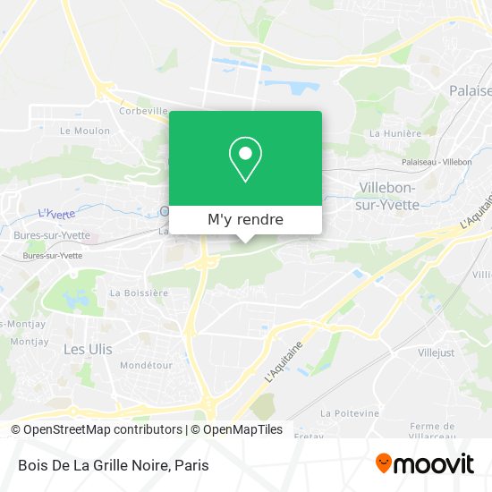 Bois De La Grille Noire plan