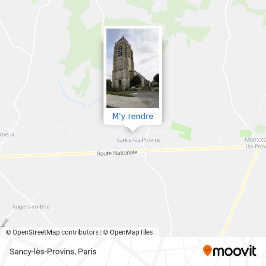Sancy-lès-Provins plan