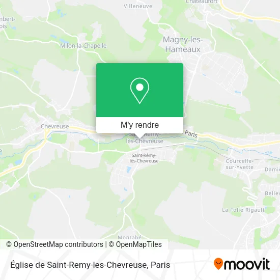 Église de Saint-Remy-les-Chevreuse plan