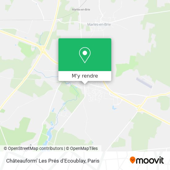 Châteauform’ Les Prés d'Ecoublay plan