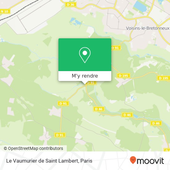 Le Vaumurier de Saint Lambert plan