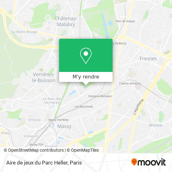 Aire de jeux du Parc Heller plan
