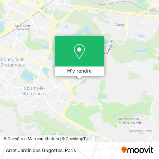 Arrêt Jardin des Gogottes plan