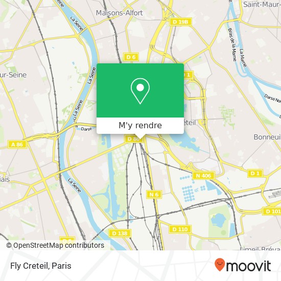 Fly Creteil plan