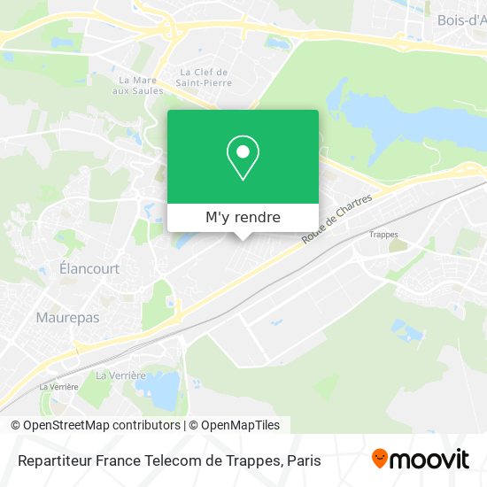 Repartiteur France Telecom de Trappes plan