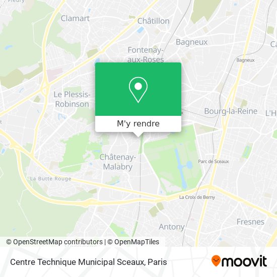 Centre Technique Municipal Sceaux plan