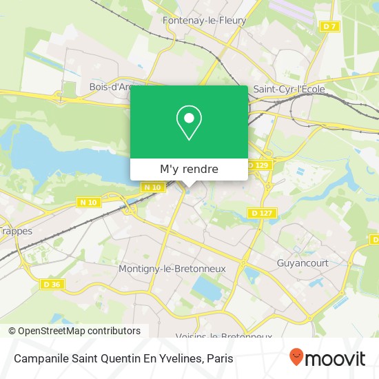 Campanile Saint Quentin En Yvelines plan