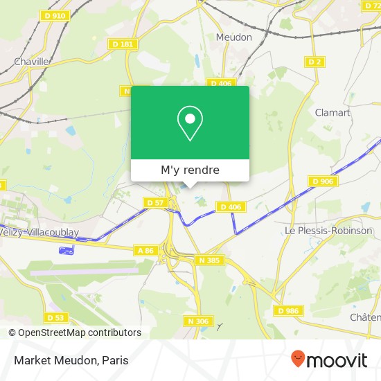 Market Meudon plan