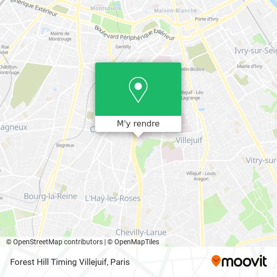 Forest Hill Timing Villejuif plan