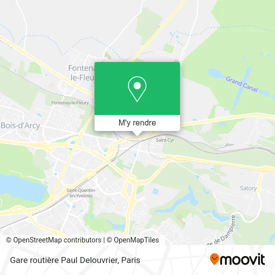 Gare routière Paul Delouvrier plan