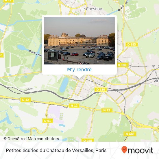 Petites écuries du Château de Versailles plan