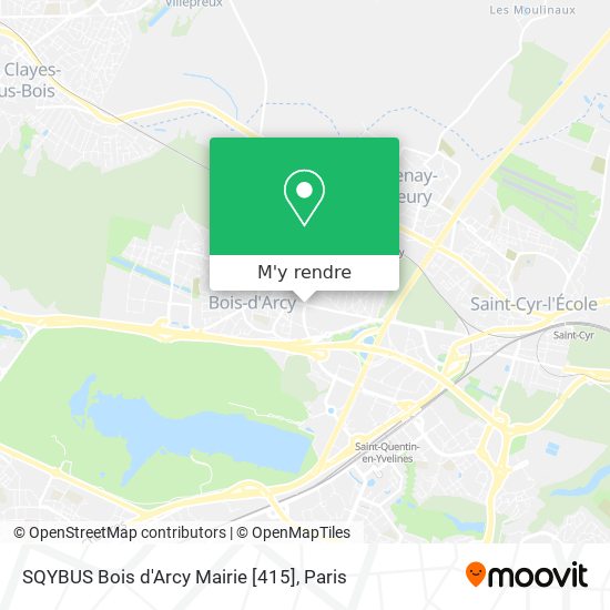 SQYBUS Bois d'Arcy Mairie [415] plan