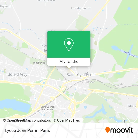 Lycée Jean Perrin plan