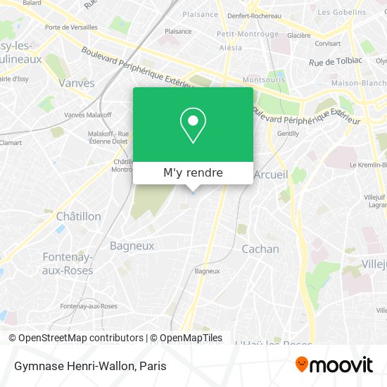 Gymnase Henri-Wallon plan