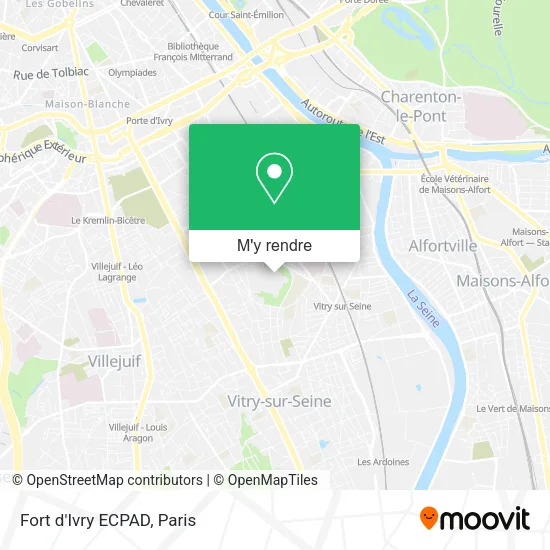 Fort d'Ivry ECPAD plan