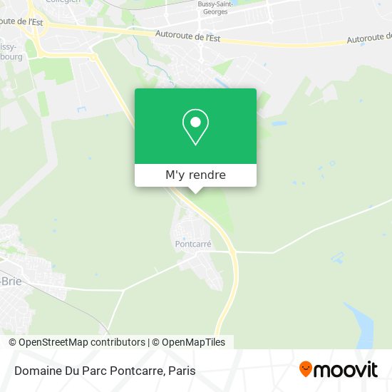 Domaine Du Parc Pontcarre plan