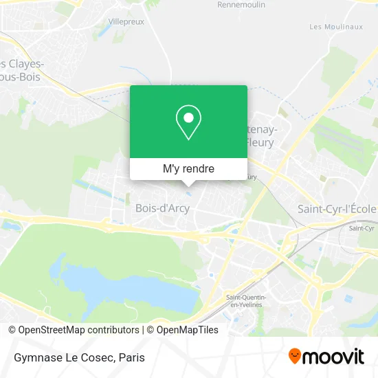 Gymnase Le Cosec plan