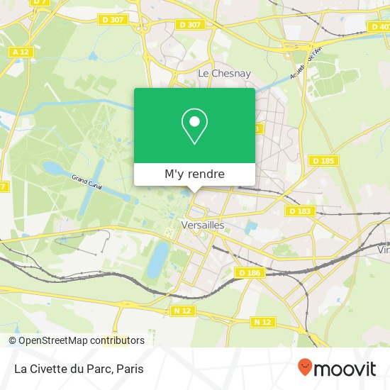 La Civette du Parc plan