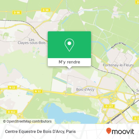 Centre Equestre De Bois D'Arcy plan