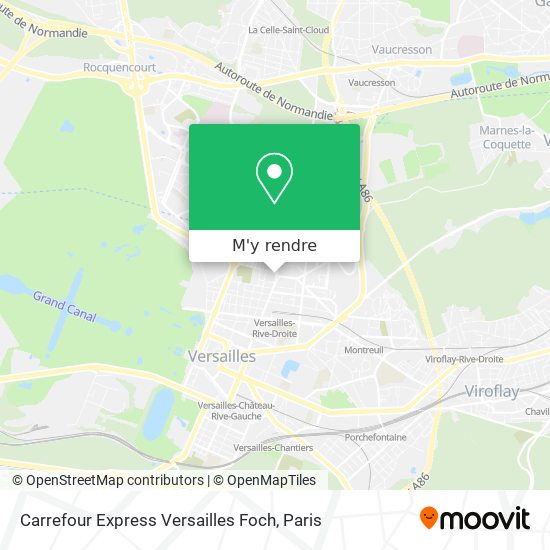 Carrefour Express Versailles Foch plan