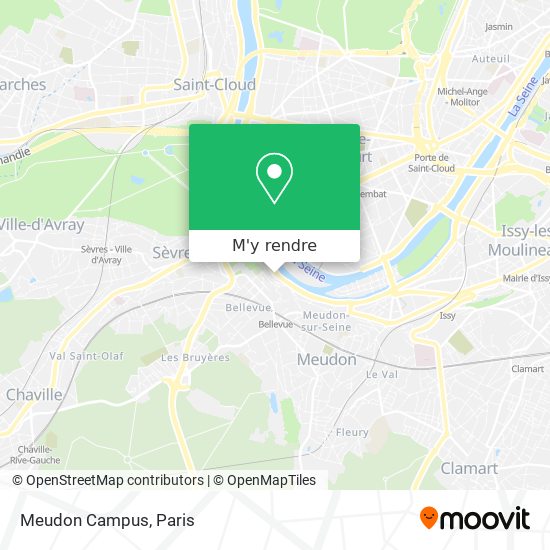 Meudon Campus plan