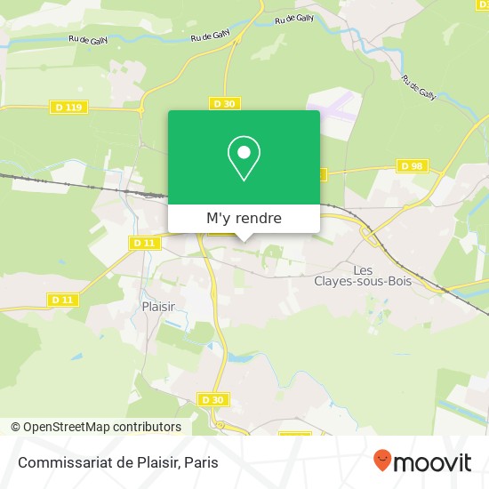 Commissariat de Plaisir plan