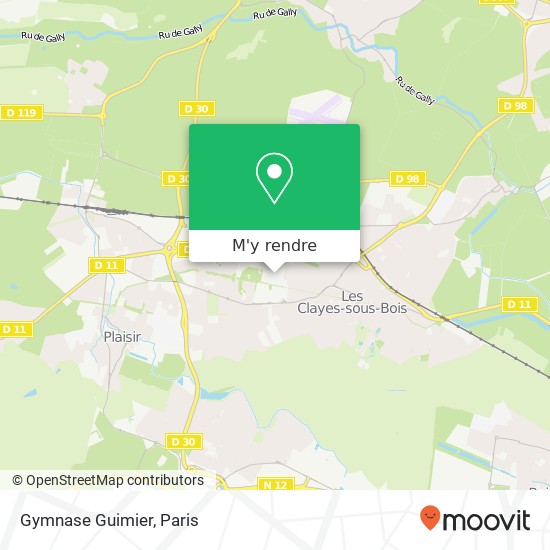 Gymnase Guimier plan