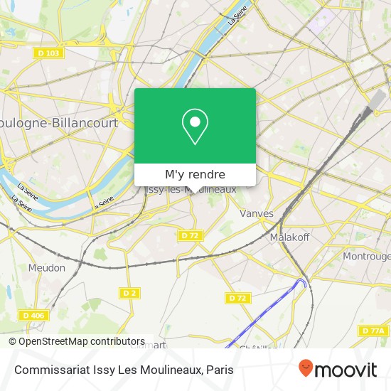 Commissariat Issy Les Moulineaux plan