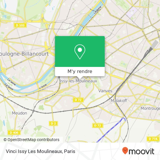 Vinci Issy Les Moulineaux plan