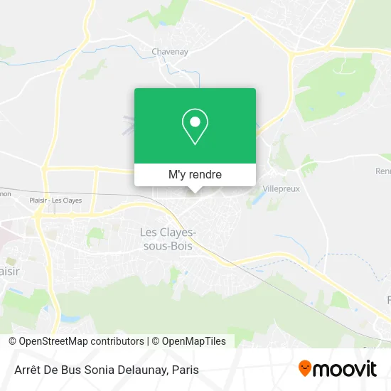 Arrêt De Bus Sonia Delaunay plan