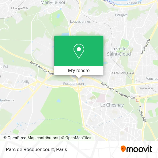 Parc de Rocquencourt plan
