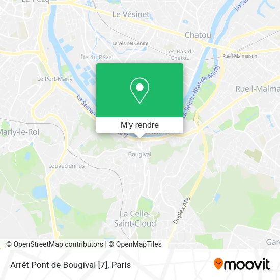 Arrêt Pont de Bougival [7] plan