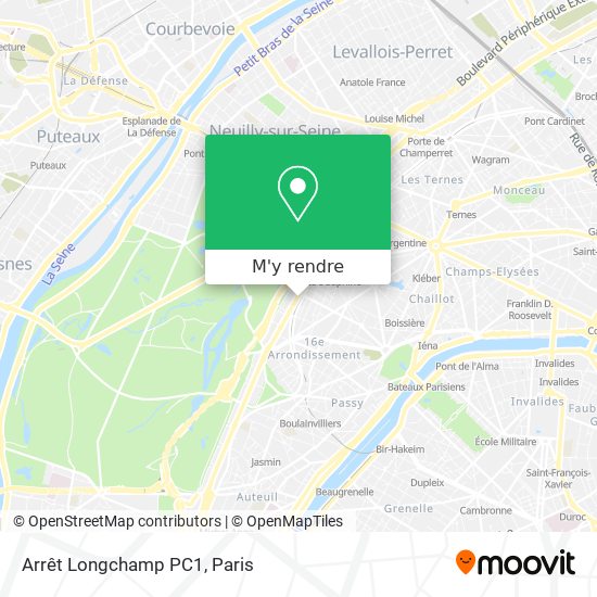 Arrêt Longchamp PC1 plan