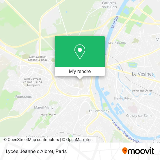 Lycée Jeanne d'Albret plan