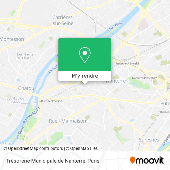 Trésorerie Municipale de Nanterre plan