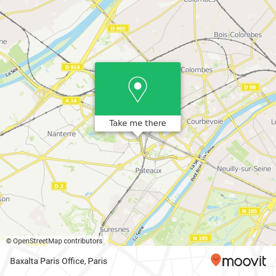 Baxalta Paris Office plan