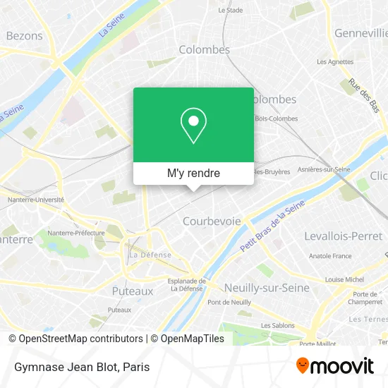 Gymnase Jean Blot plan