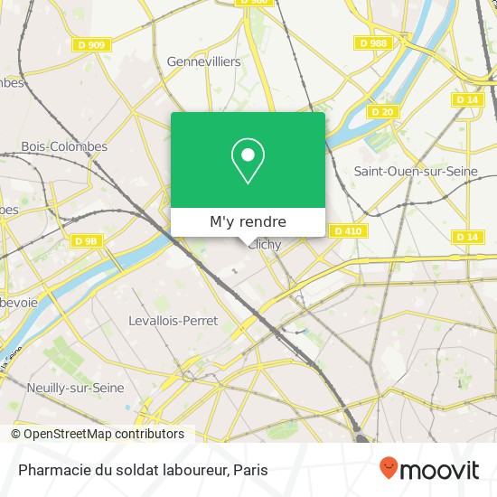 Pharmacie du soldat laboureur plan