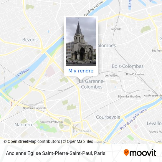 Ancienne Eglise Saint-Pierre-Saint-Paul plan