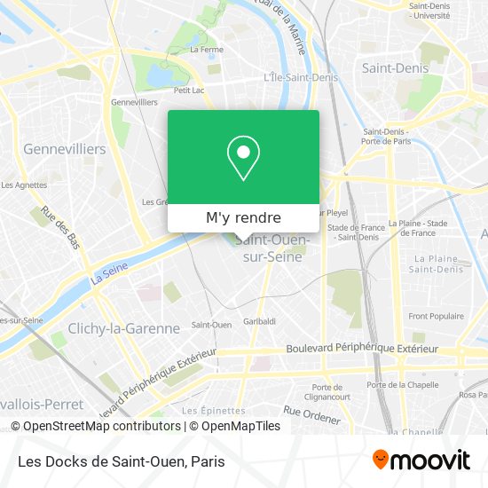 Les Docks de Saint-Ouen plan