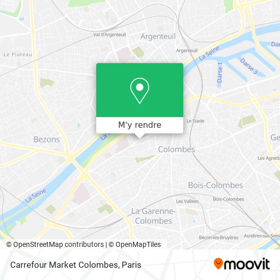 Carrefour Market Colombes plan