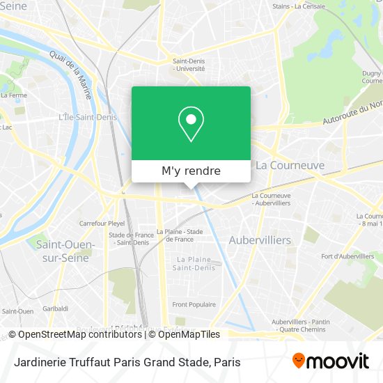 Jardinerie Truffaut Paris Grand Stade plan