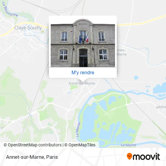Annet-sur-Marne plan
