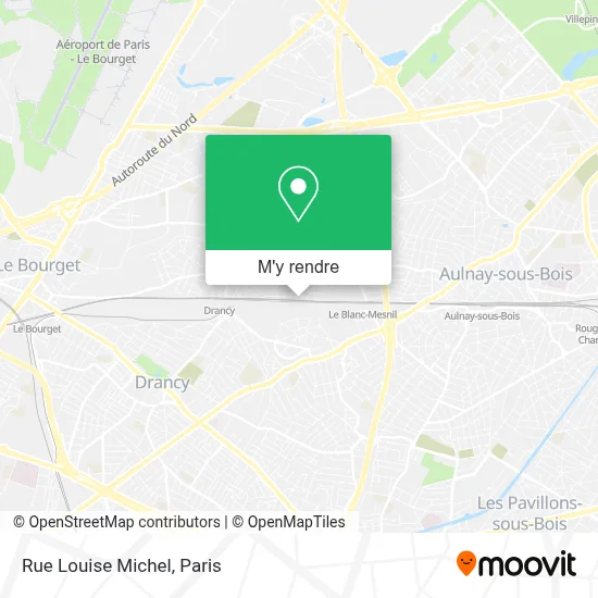 Rue Louise Michel plan