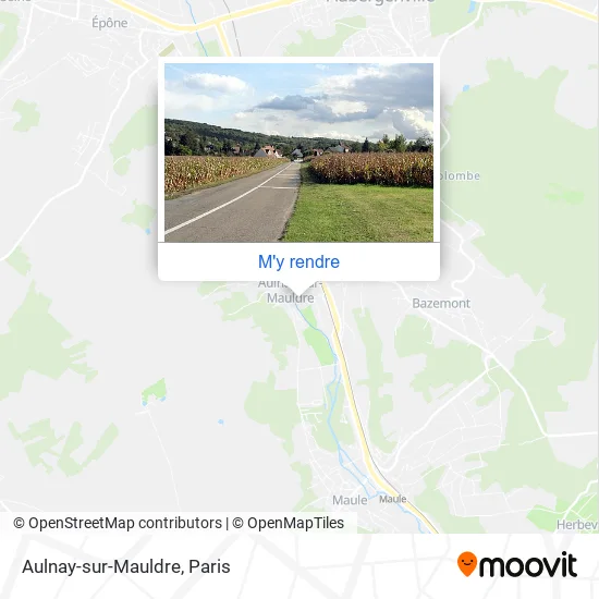 Aulnay-sur-Mauldre plan