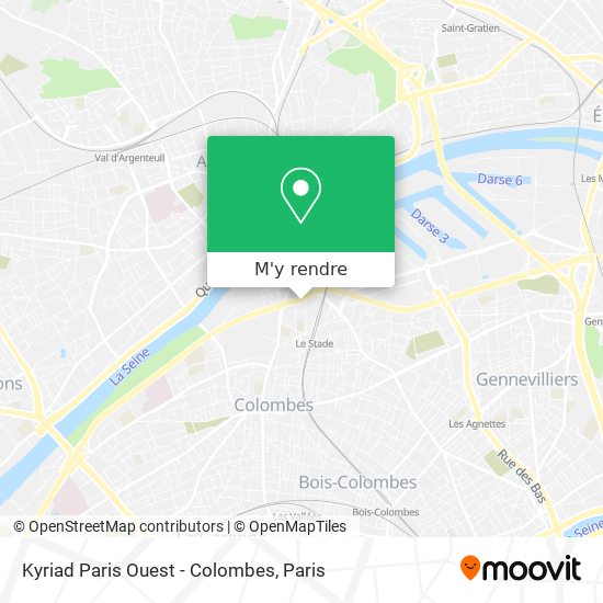 Kyriad Paris Ouest - Colombes plan