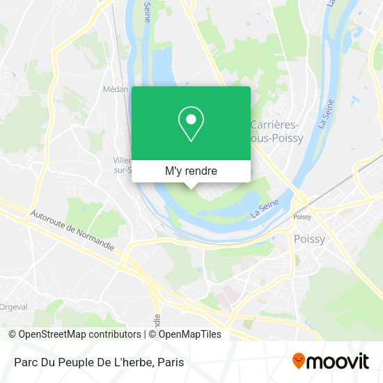 Parc Du Peuple De L'herbe plan