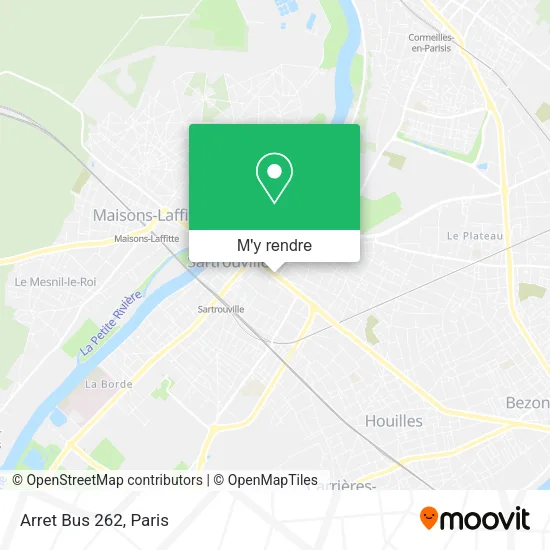 Arret Bus 262 plan