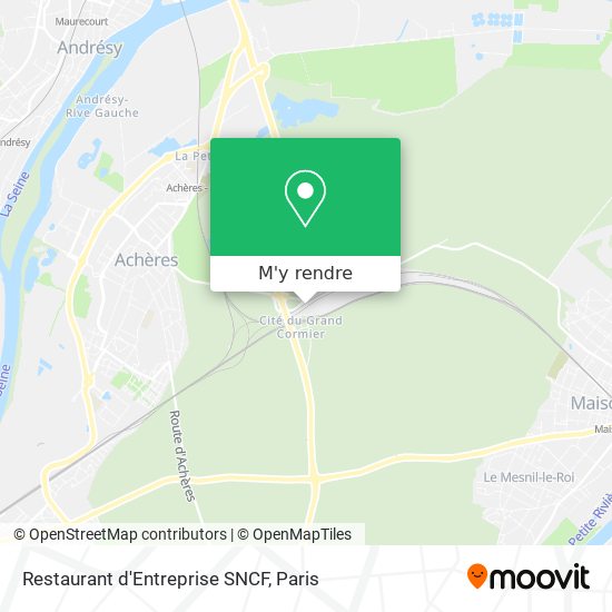 Restaurant d'Entreprise SNCF plan