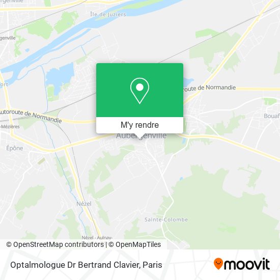 Optalmologue Dr Bertrand Clavier plan